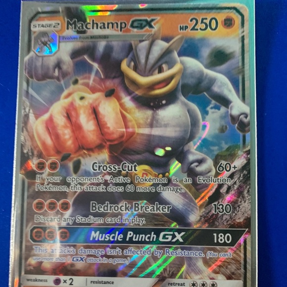 Machamp Gx full art hala card mint condition
